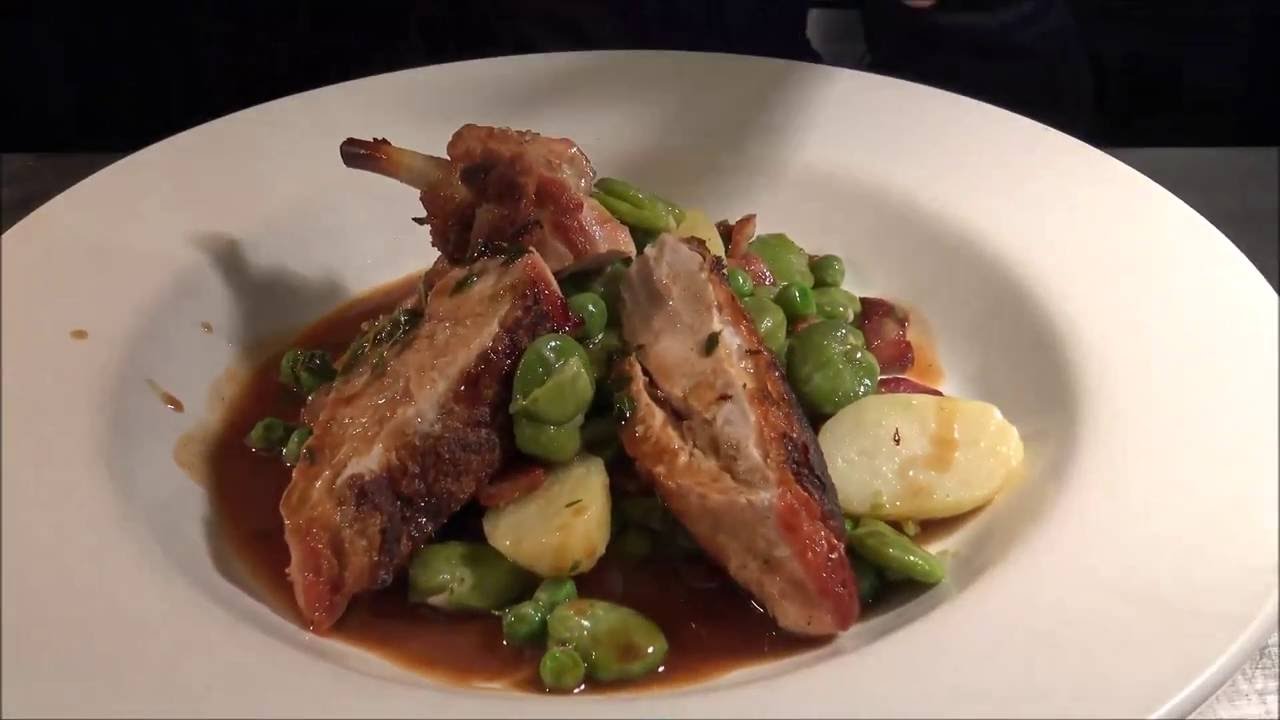 Breast of Guinea Fowl with a Summer Cassoulet