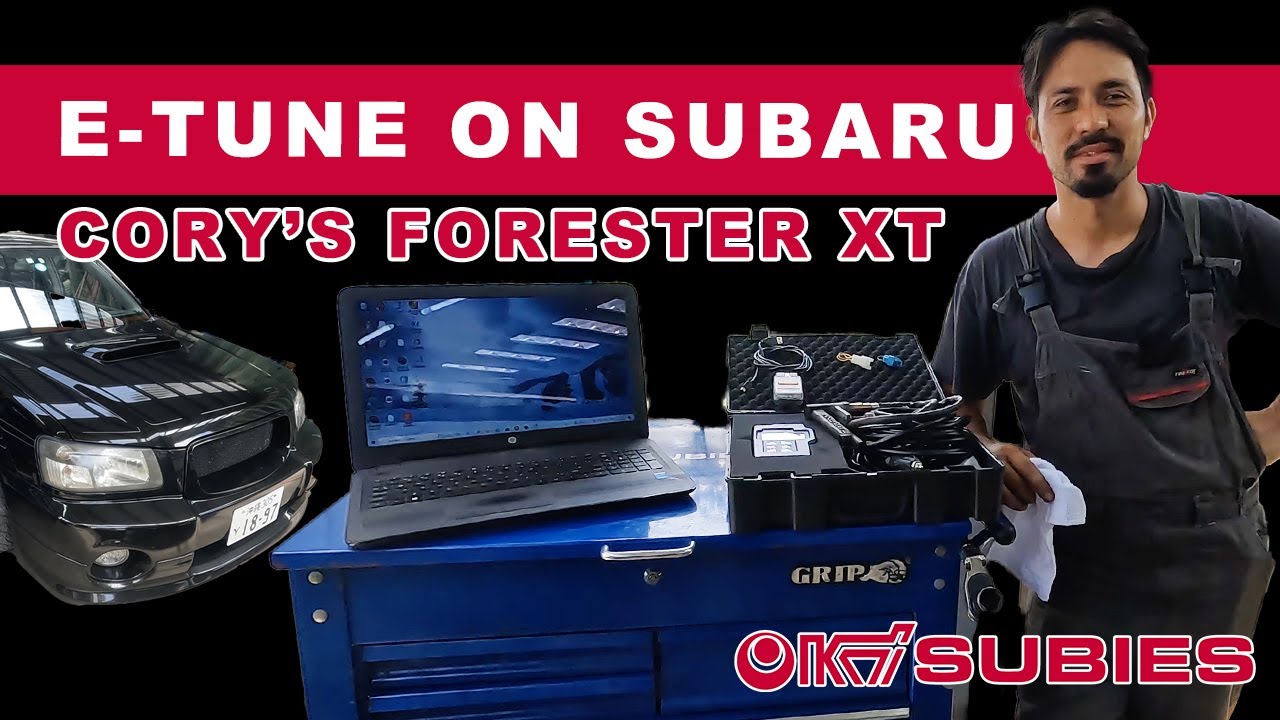 E-tune on Cory's Subaru Forester XT - How to do it yourself / Step by step walk through