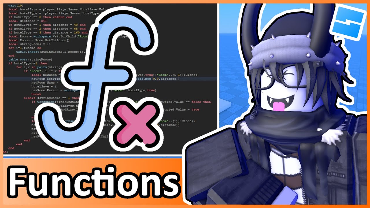 Функции — Учебник по написанию скриптов для начинающих в Roblox №6 (2025)