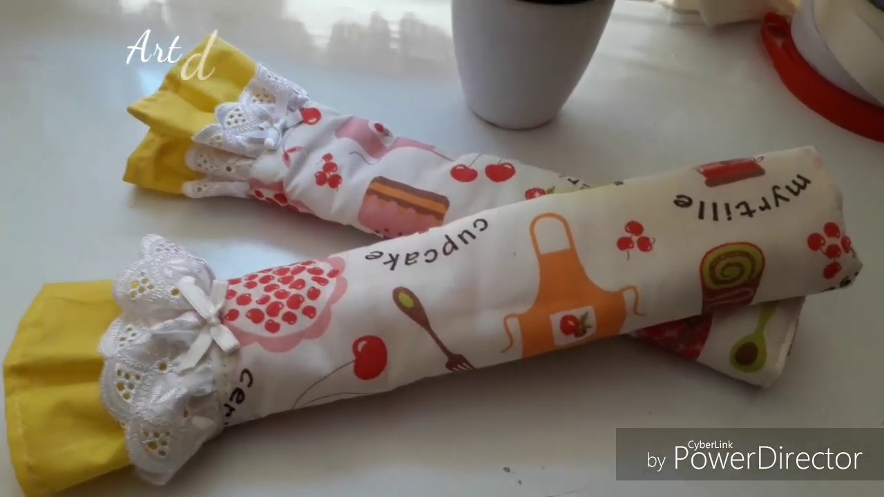 خياطة مساكات للثلاجة بالوان الصيف المنعشة# من بقايا القماش#