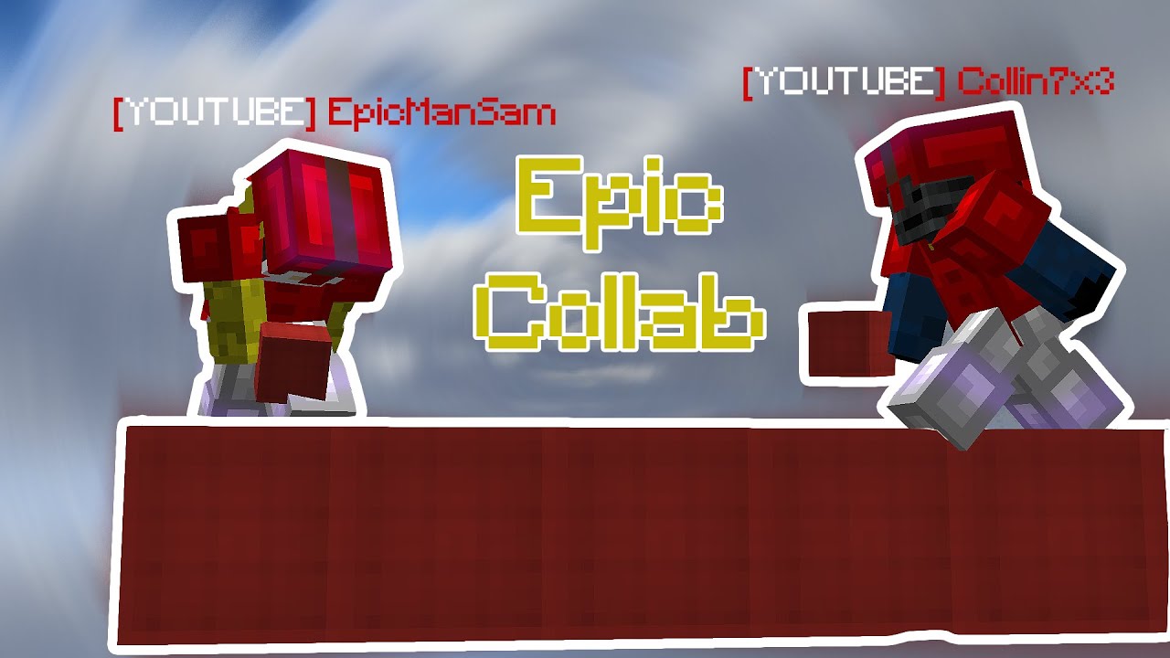 Two YOUTUBERS Destroy Kids in Hypixel BEDWARS (ft EpicManSam)