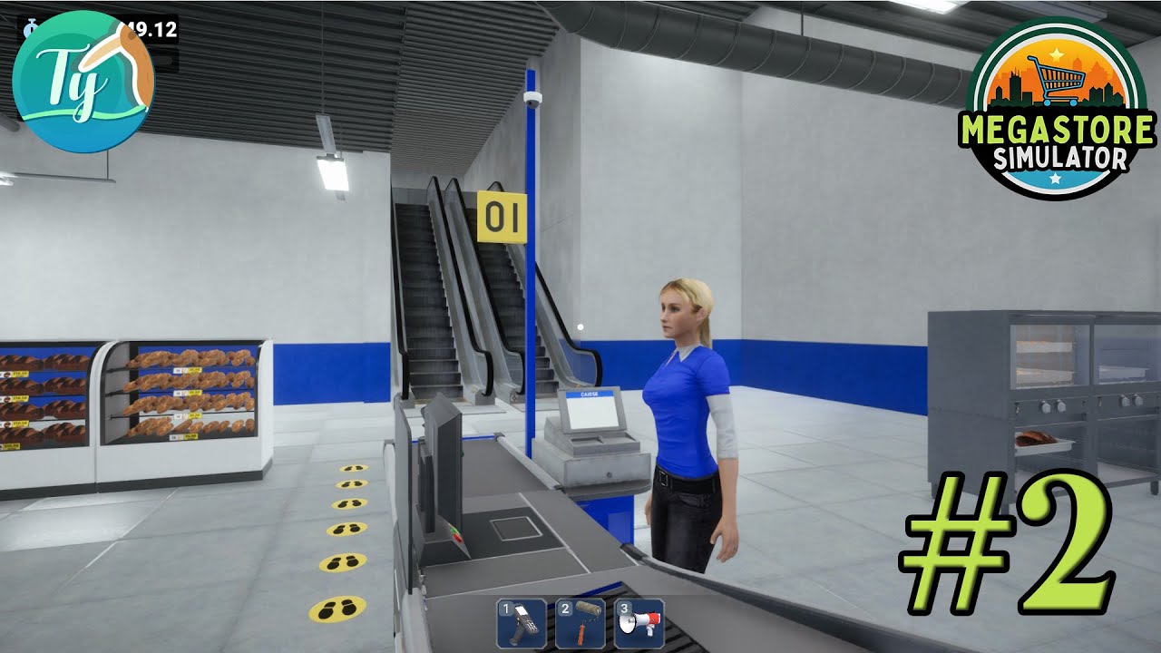 Megastore Simulator #2: Première embauche, la boulangerie continue de grandir