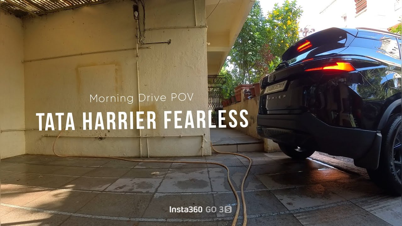 Morning Drive POV | Tata Harrier Fearless Drive | #pov #insta360 #harrier