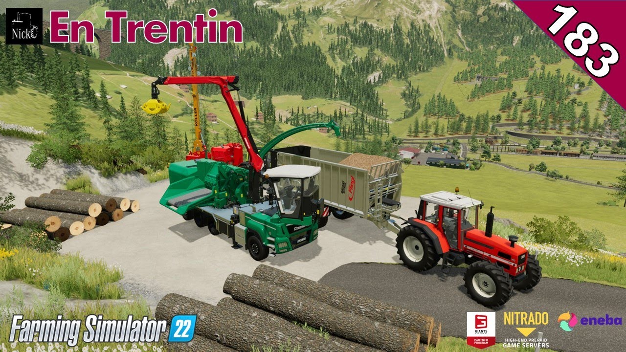 FARMING SIMULATOR 22 ⛰️ SAME e viaggi di cippato per la nuova area produttiva ep.183