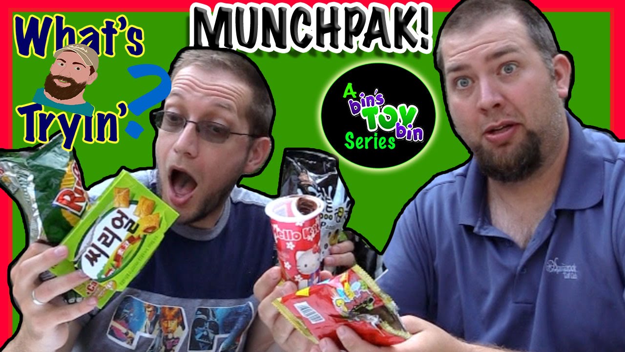 ЗАКУСКИ СО ВСЕГО МИРА!! | MunchPak, июнь 2016. Распаковка! | Что пробует Райан? | Bin's Toy Bin