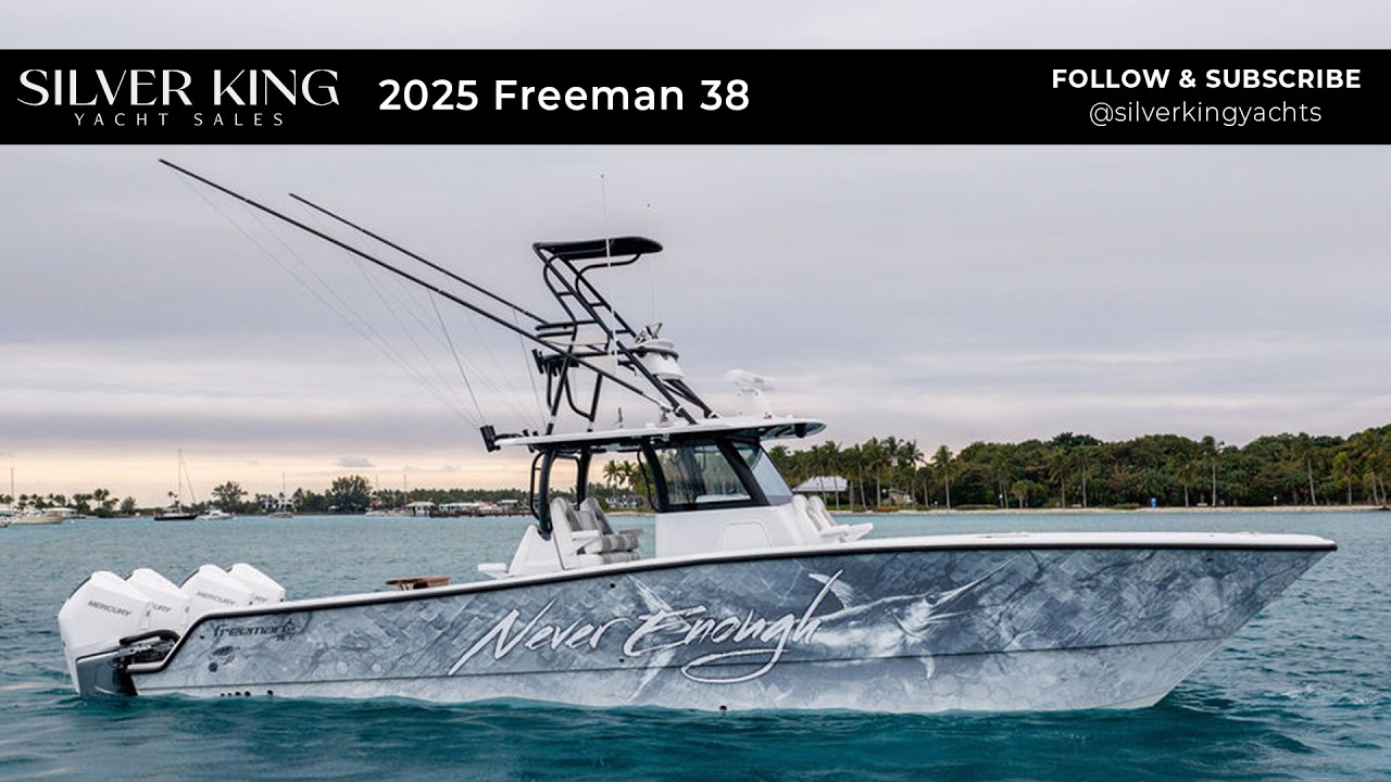 2025 Freeman 38 Tour l 2025 Freeman 38 For Sale By Silver King Yachts