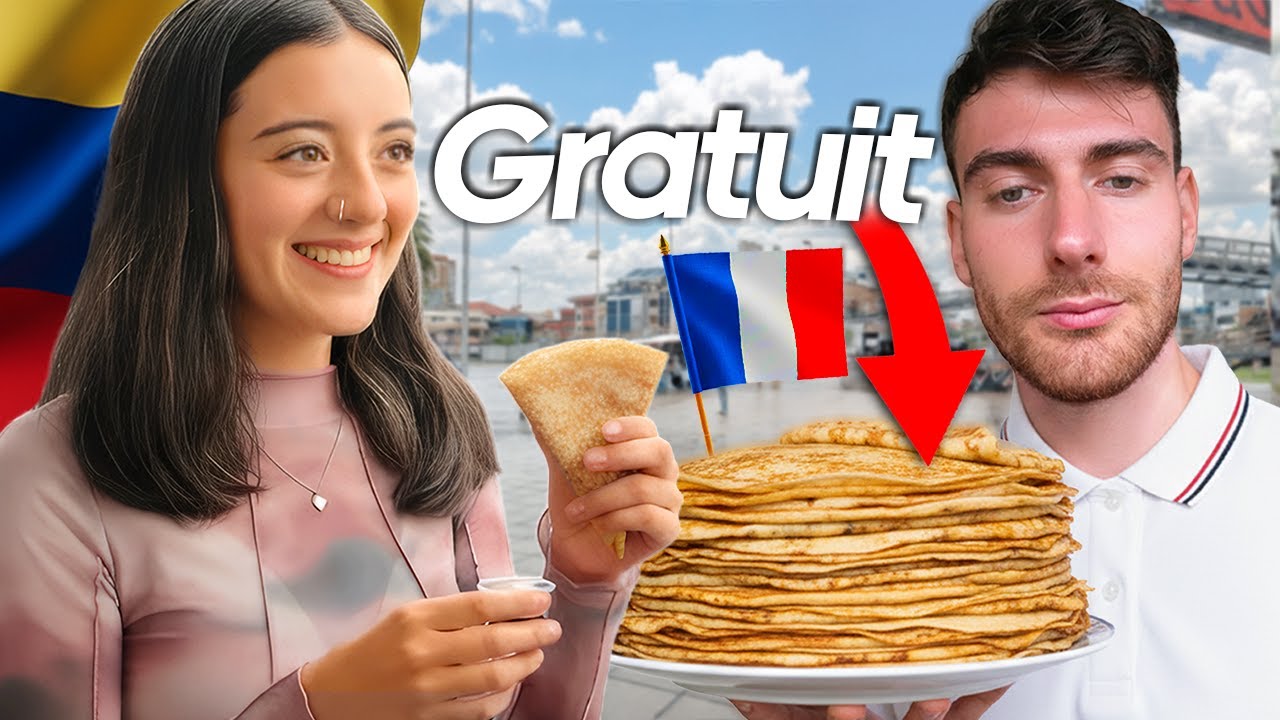 J'ai donné 100 CRÊPES GRATUITES en COLOMBIE 🇨🇴​🥞
