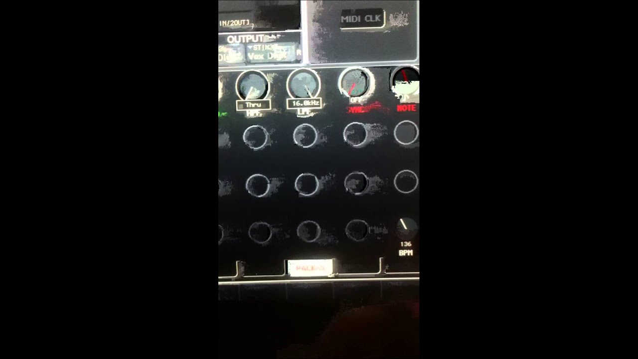 Delay settings for Wide Awake by Katy Perry on an M7CL