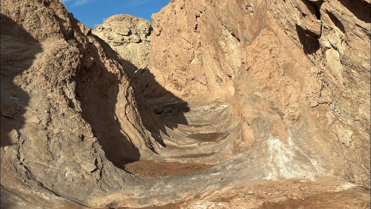 Hiking in Seldom Seen Slot Canyons & Washes in the Muddy Mountains in Nevada