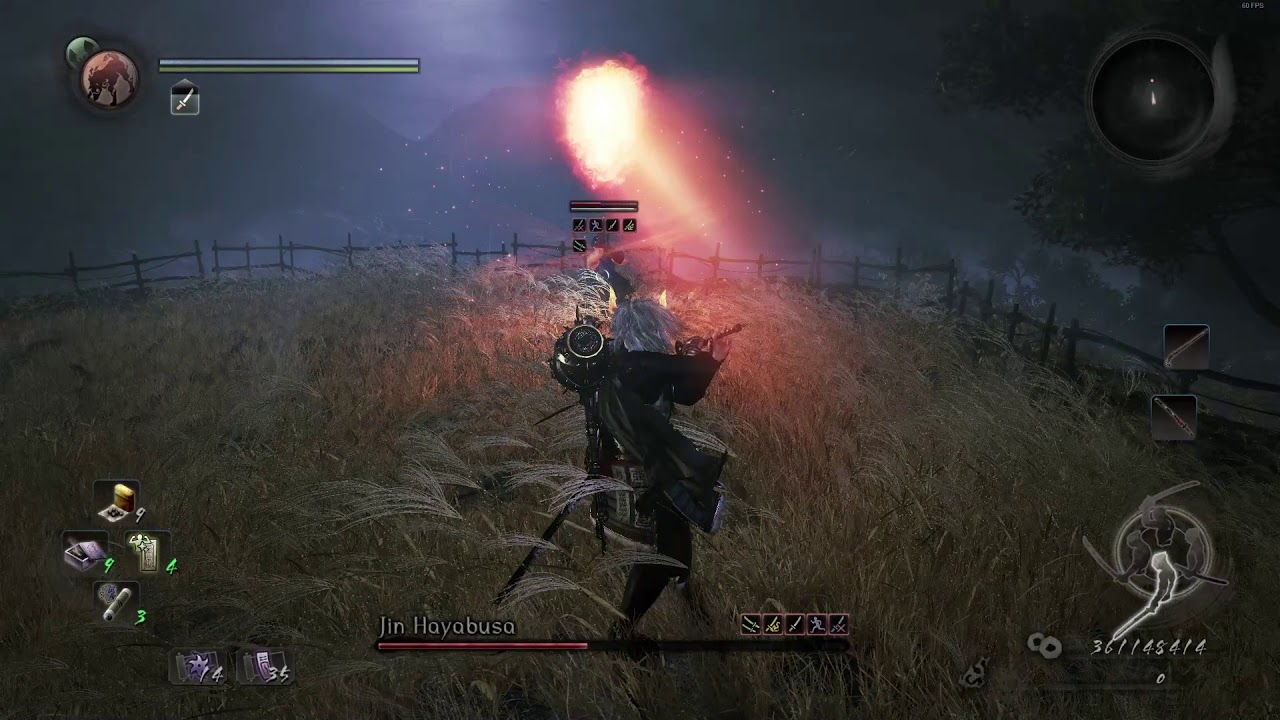 Nioh - Jin Backwave trick