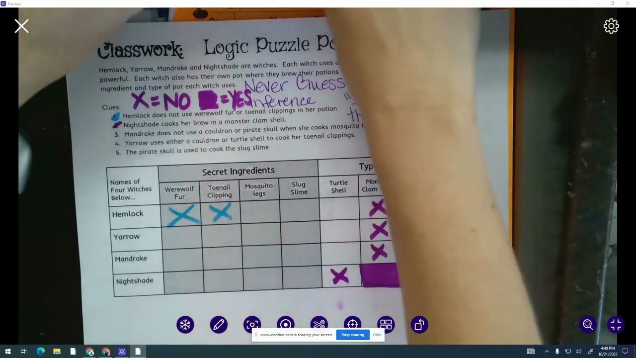 Logic Puzzles Halloween 2022