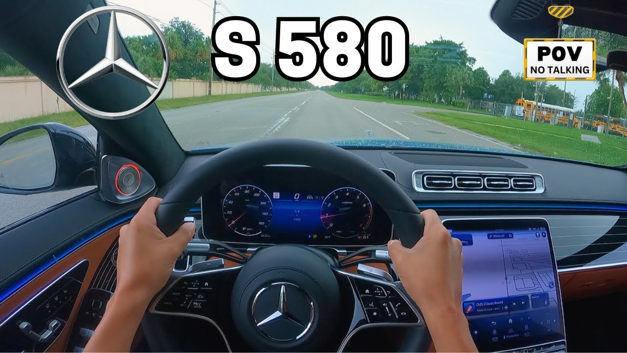 The 2023 Mercedes-Benz S 580 POV Drive - Luxury and Power