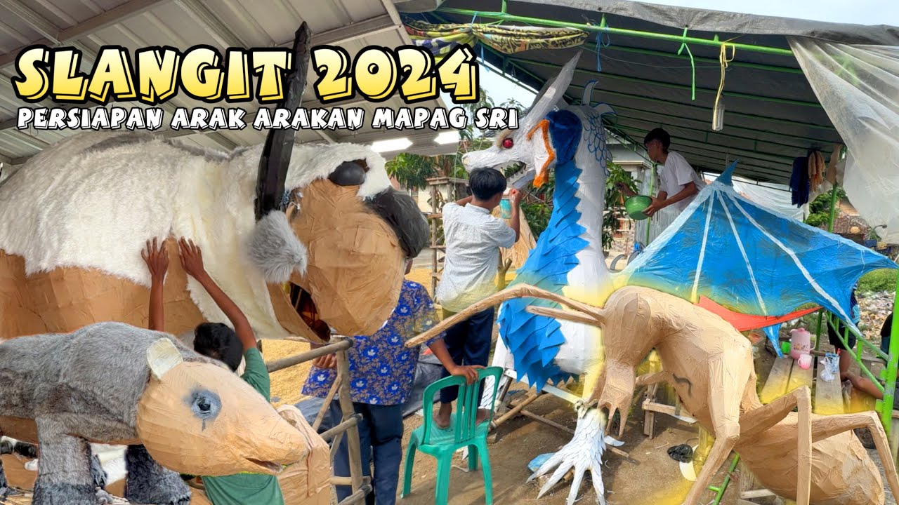 H-2 Persiapan Arak Arakan SLANGIT 2024 Klangenan Cirebon | Mapag Sri
