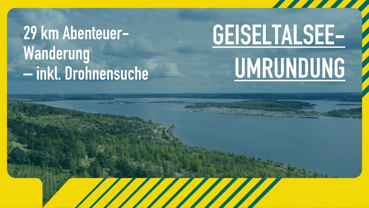 Geiseltalsee-Umrundung – 29 km Abenteuer inkl. Drohnensuche!
