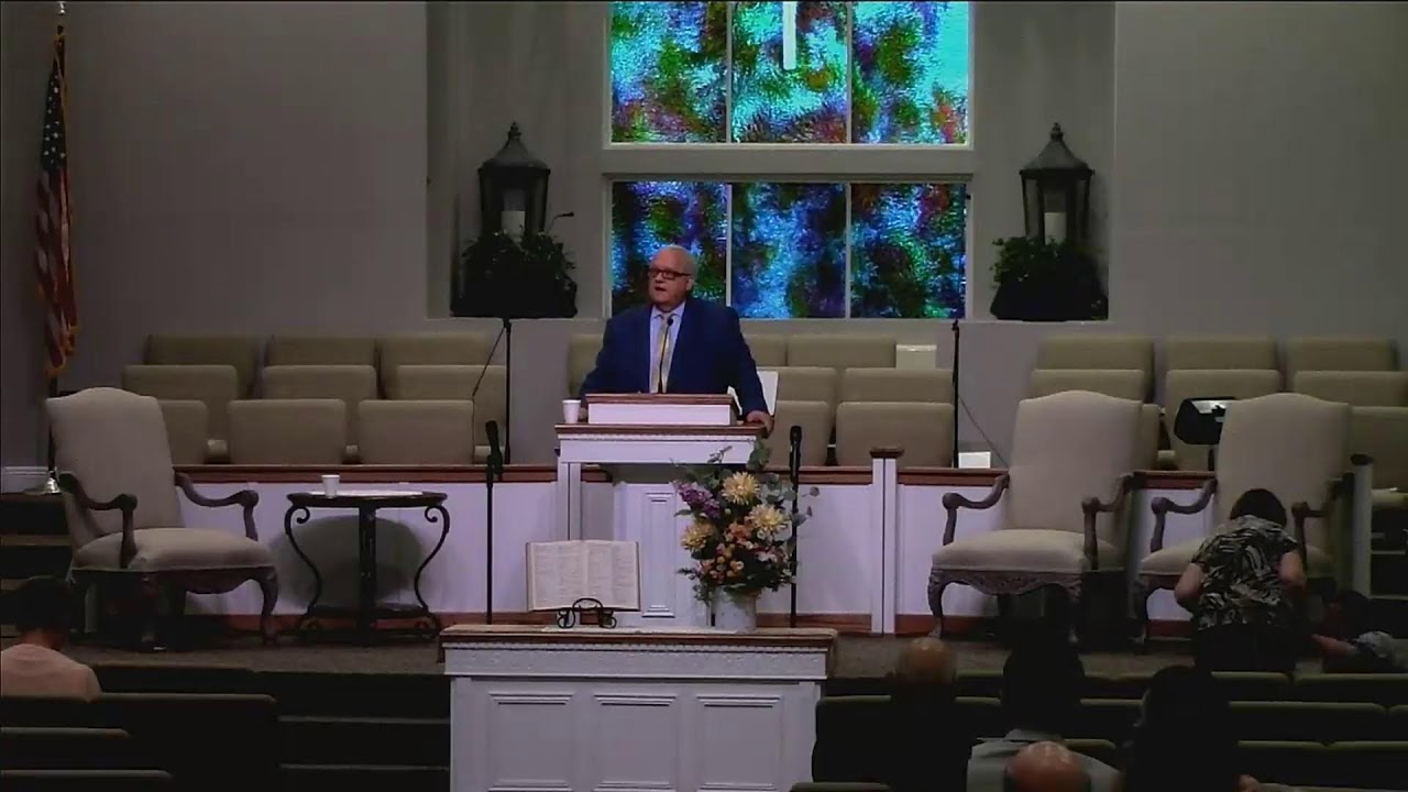 Alex White preaches a message titled 