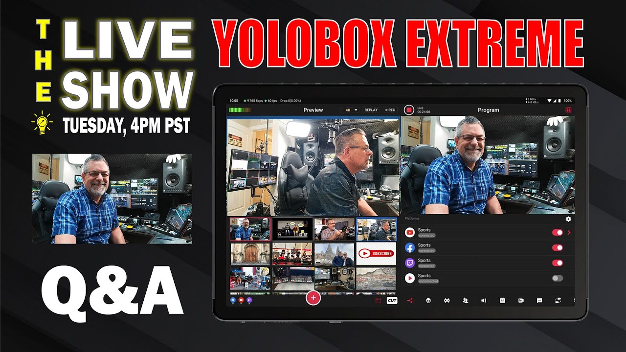 YoloBox Extreme Q&A tonight One Hour Stream!