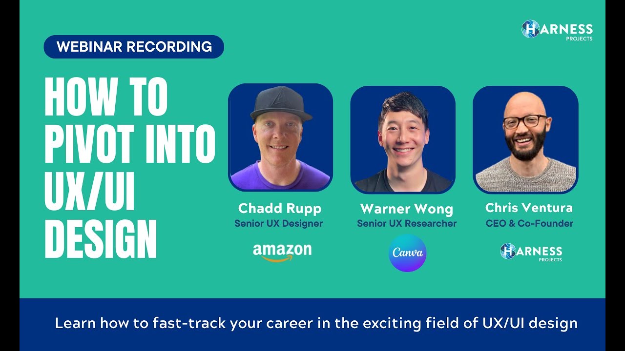 Webinar Recording: How to Pivot into UX/UI Design