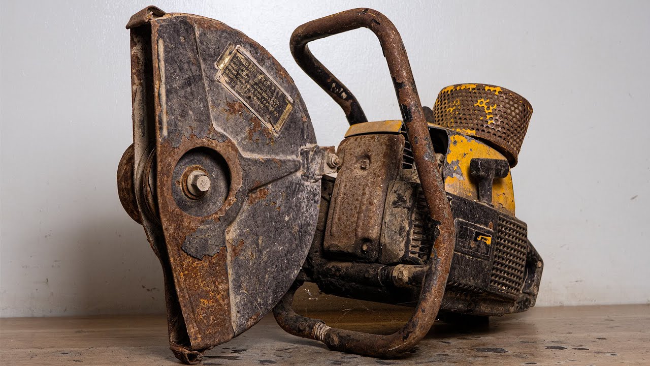 2-Stroke Engine Concrete Cut Off Saw Restoration