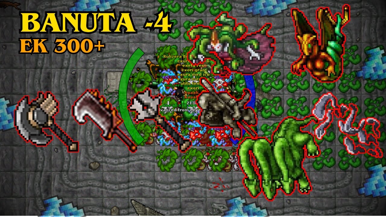 TIBIA - EK 318 | BANUTA -4 | 3.2KK RAW + 830K PROFIT