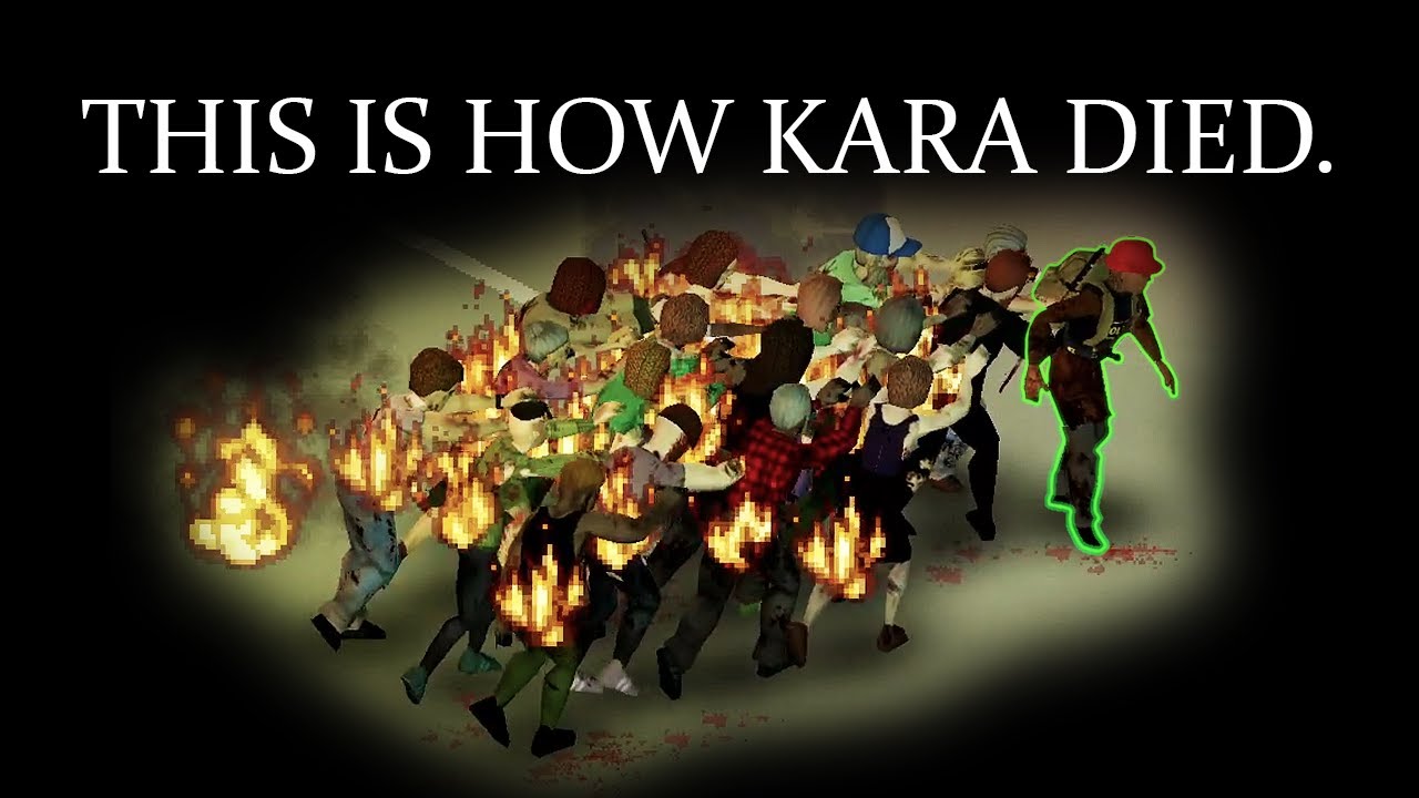 This is how Kara died in Project Zomboid