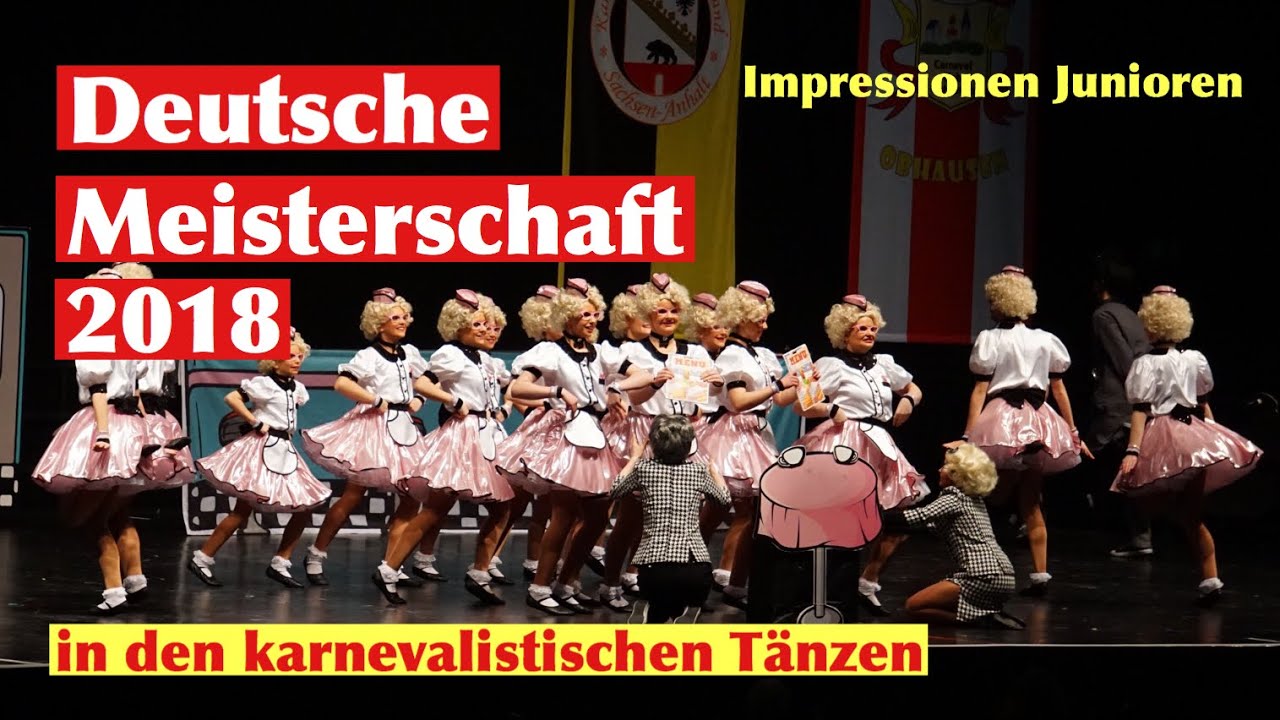 Deutsche Meisterschaft im karnevalistischen Tanzsport 2018 - Junioren - Impressionen