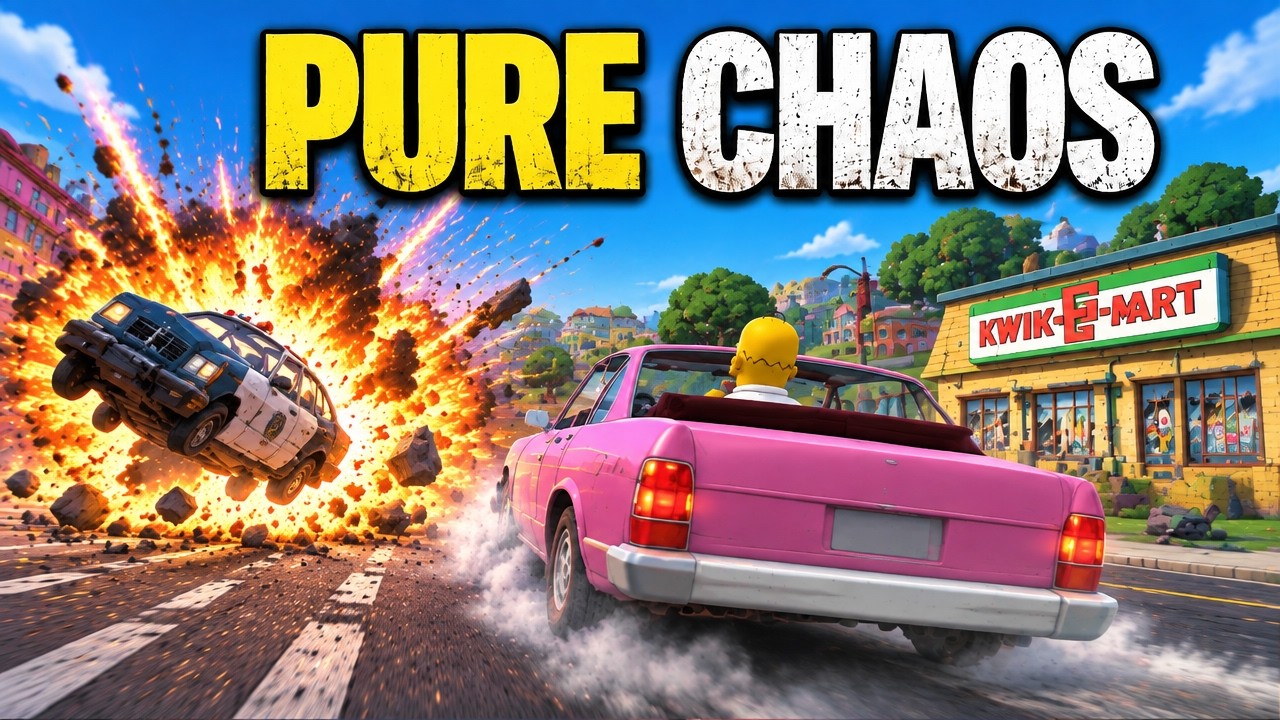 The Simpsons Hit and Run is Disturbingly Fun!!