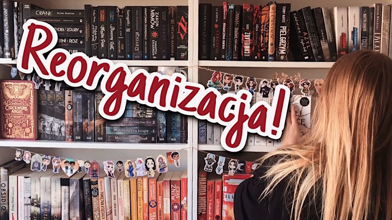 REORGANIZACJA BIBLIOTECZKI!📚✨ | Jennifer Reads