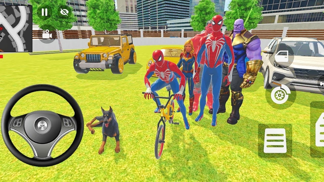 Franklin order by 2 Splendor bike🏍️ in Indian bike🏍️ thief auto simulator🚘🚗🚒