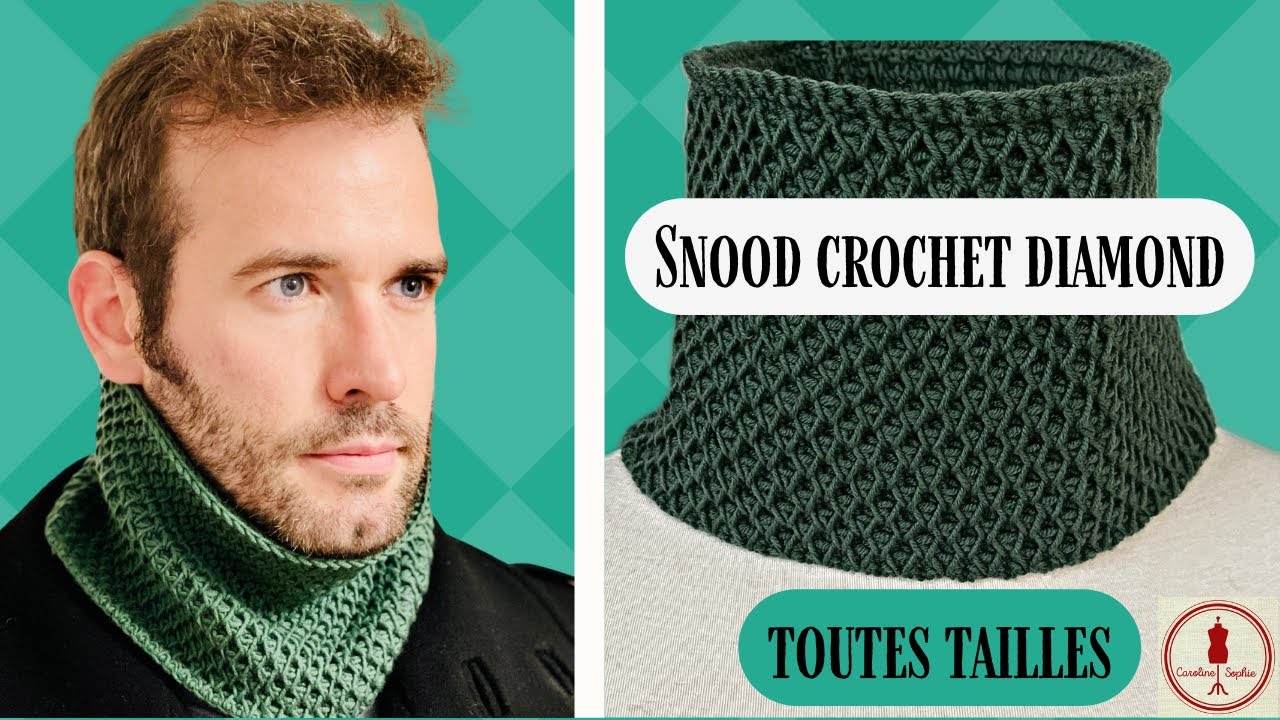 SNOOD COL CROCHET 