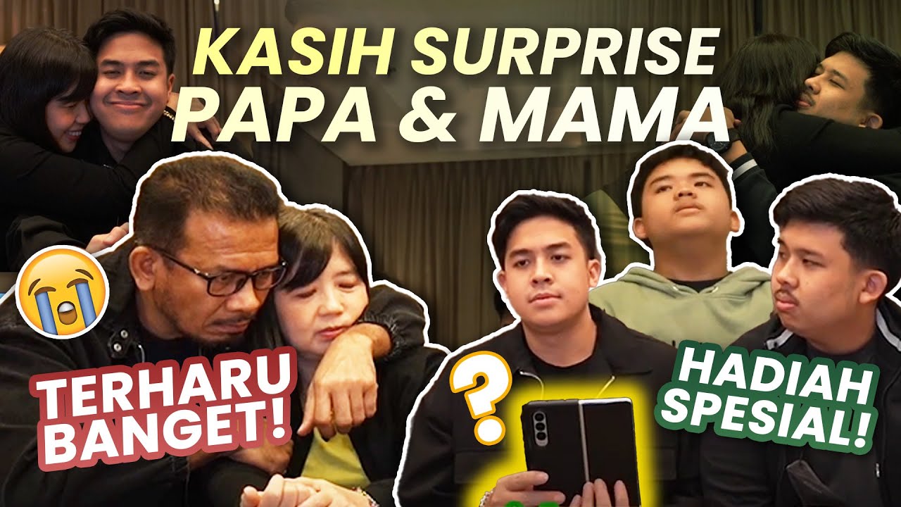 KASIH SURPRISE TERBESAR BUAT PAPA MAMA SEBELUM BALIK JEPANG! TERHARU BANGET!