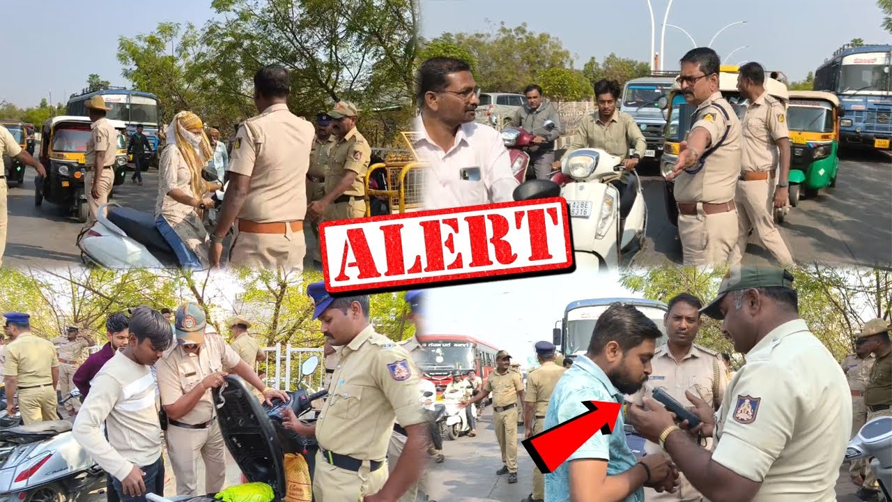 Bijapur Ki Police Utari Sadako Par | Karnataka | Bijapur | 31-12-2025