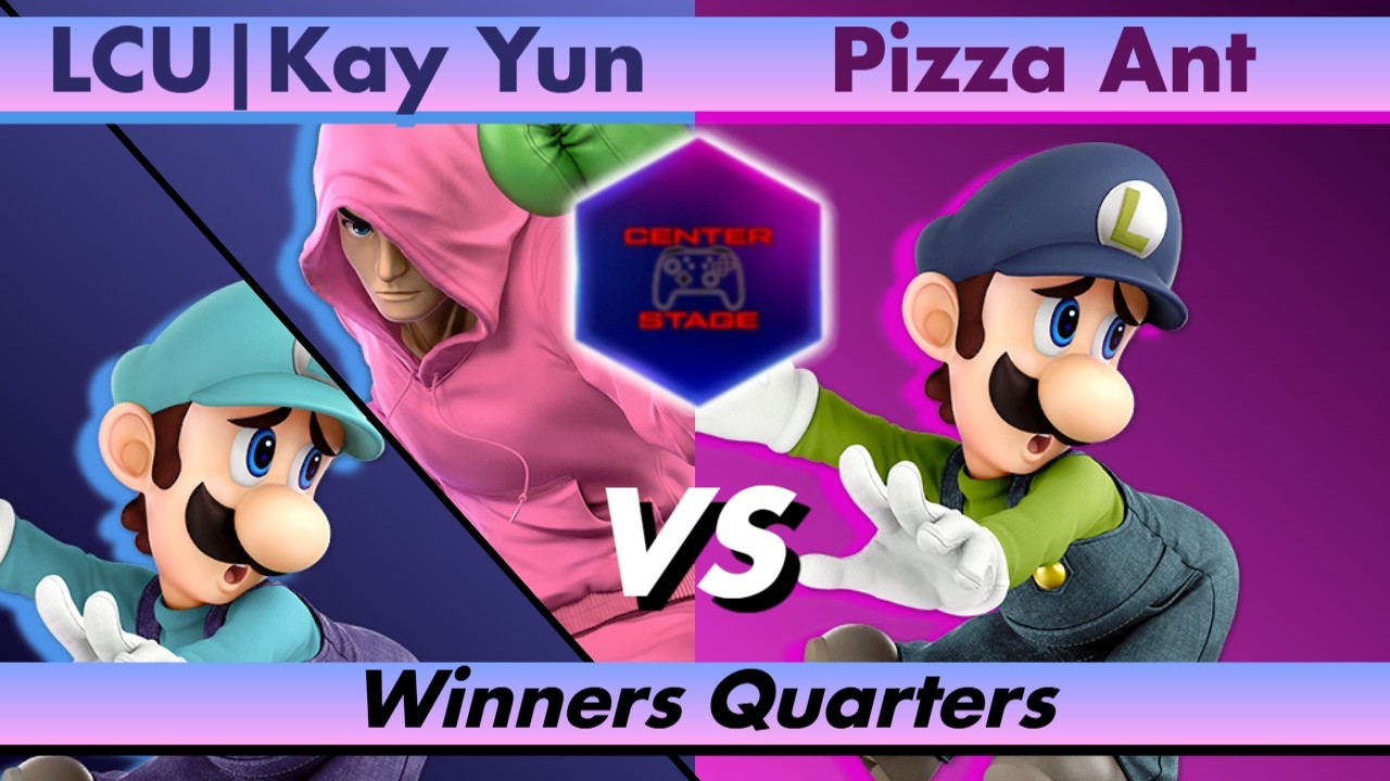 Center Stage #121 - LCU Kay Yun (Little Mac/Luigi) vs Pizza Ant (Luigi) - Smash Bros Ultimate SSBU