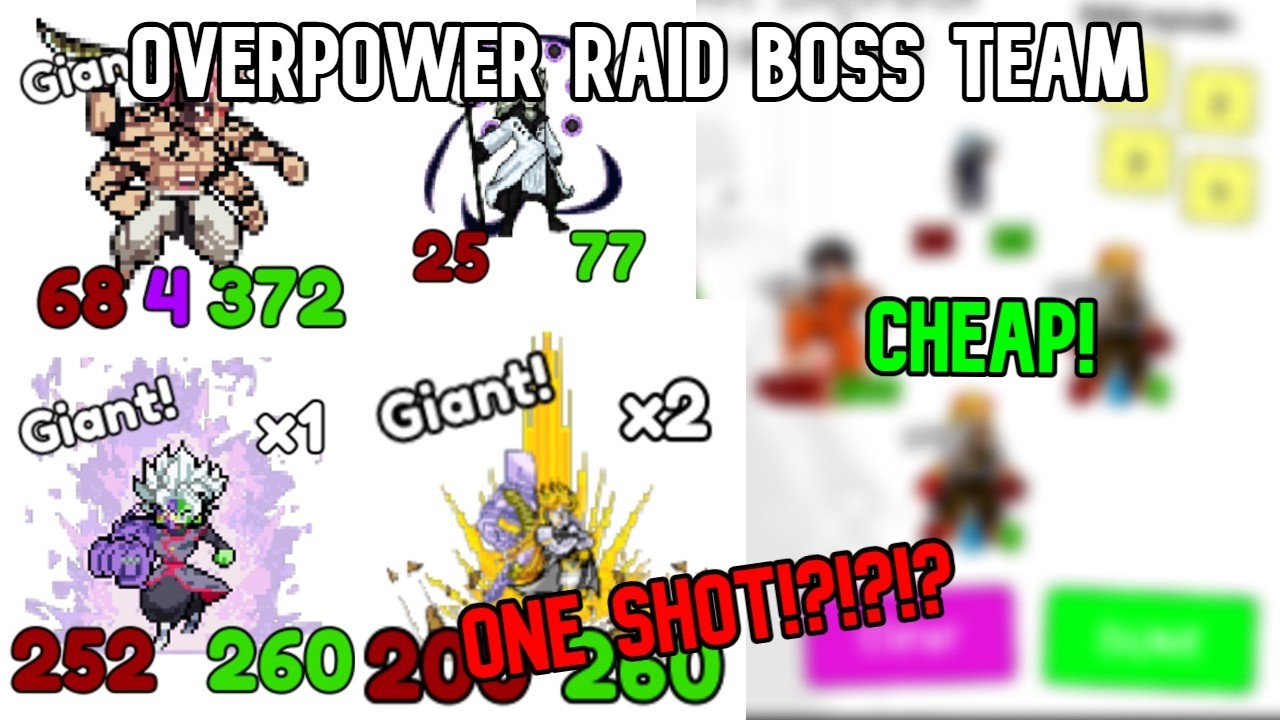 SOLO NEW *DIO* RAID BOSS WITH THIS TEAM IN ROBLOX AniPixels