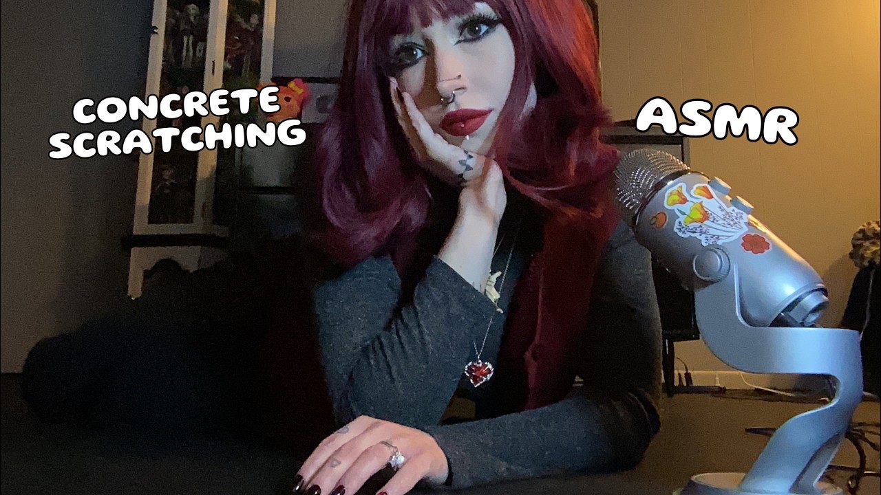 ASMR Concrete Scratching and Tapping