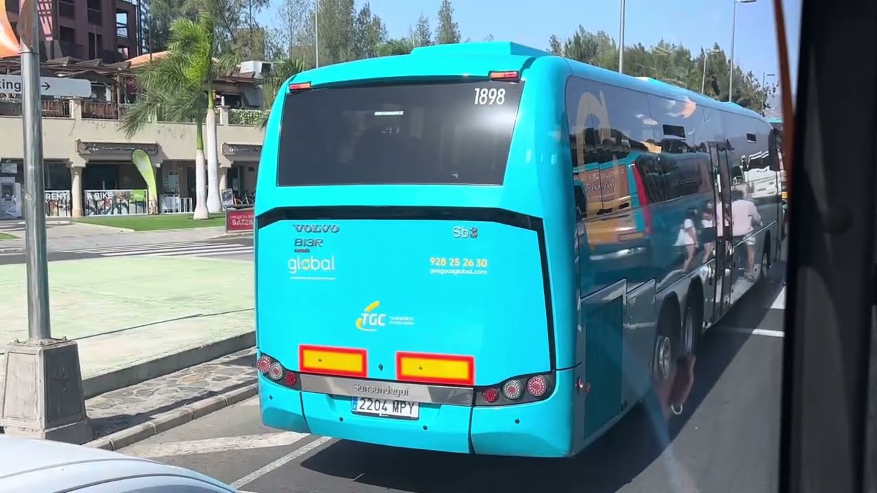 Tour on Gran Canaria in Scania and Daf powered buses