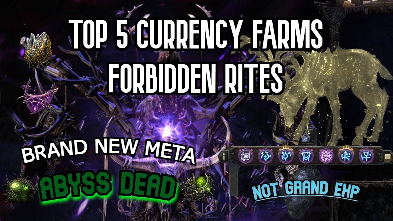 You Will Be Surprised What The New 5 Best Farms Are In 0.5.5 Forbidden Rites! POE2
