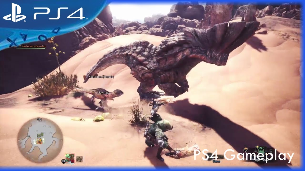 Monster Hunter World (BETA) | INTERMEDIATE QUEST 'Wildspire Rampage' GAMEPLAY | PS4