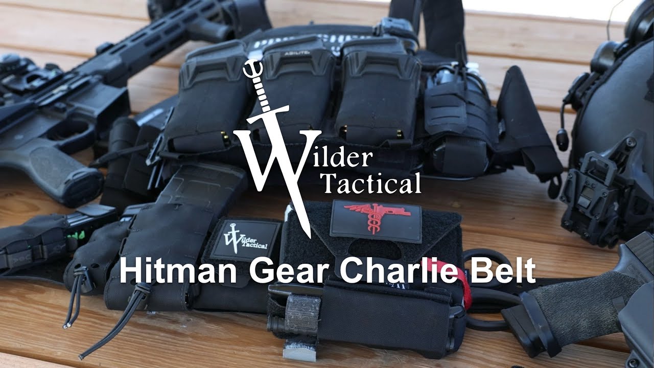 Wilder Tactical Hitman Gear Charlie Belt - Modular Battle Belt #battlebelt #tacticalgear #airsoft