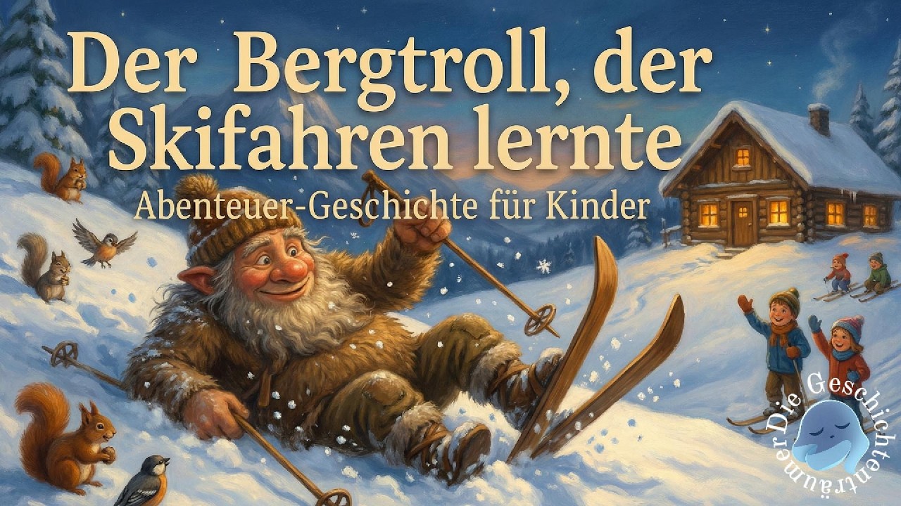 Der Bergtroll, der Skifahren lernte – Abenteuer Geschichte für Kinder