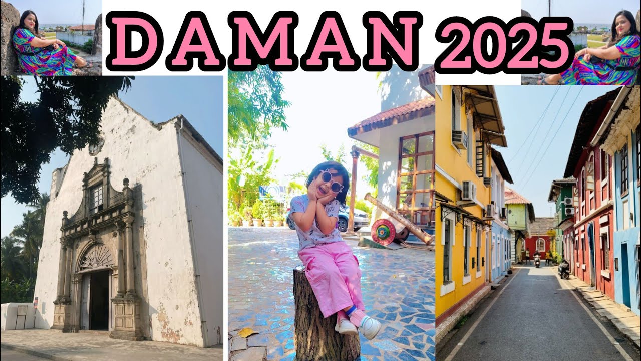 Daman 2025 | Daman visiting places | Jampore beach| Devka Beach | Best Resort near Mumbai 