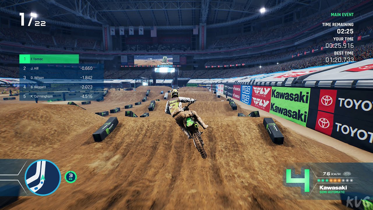 Monster Energy Supercross 4 - Glendale (State Farm Stadium) - Gameplay (PC UHD) [4K60FPS]