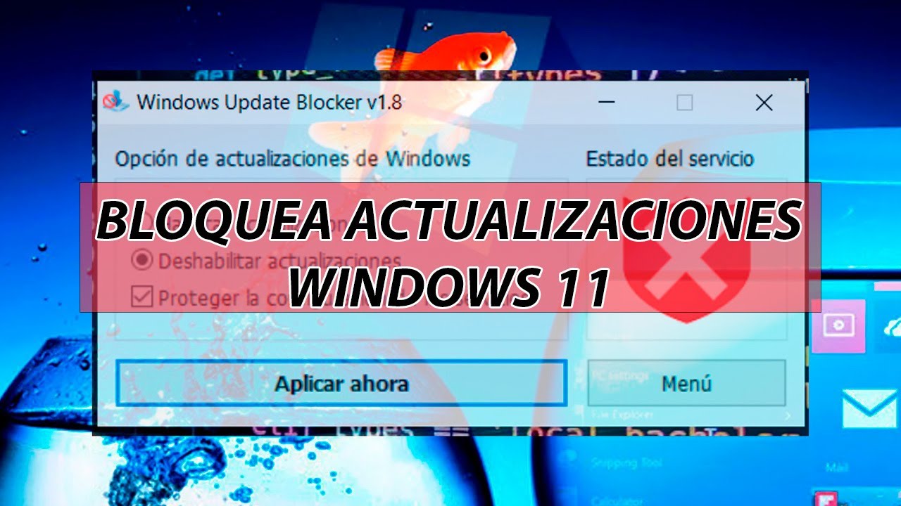 Windows Update Blocker 1.8 en Windows 11: Bloquea actualizaciones automáticas