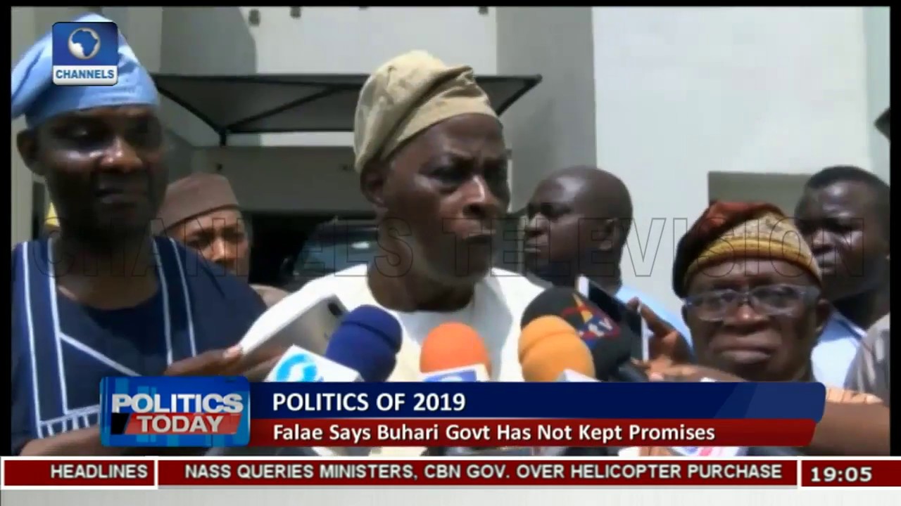 2019 Elections: Falae Asks Nigerians To Vote Out APC |Politics Today|