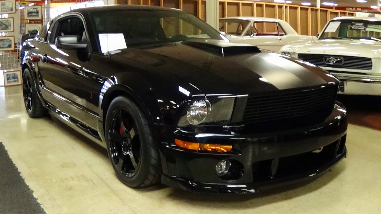 Supercharged 2008 Roush Blackjack Stage 3 Mustang Start-up and Walkaround