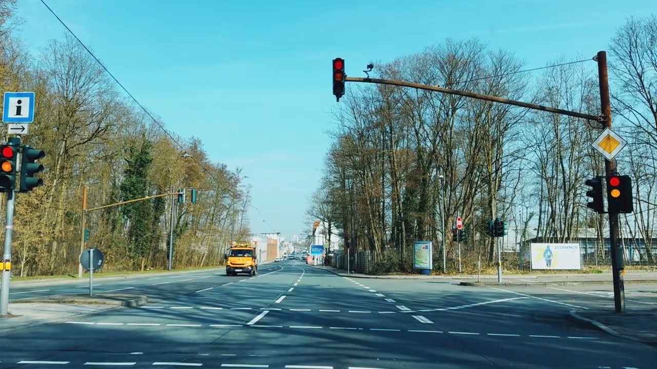 Driving Through Offenbach Germany | Beautiful Sunny Streets 🌞🛣️