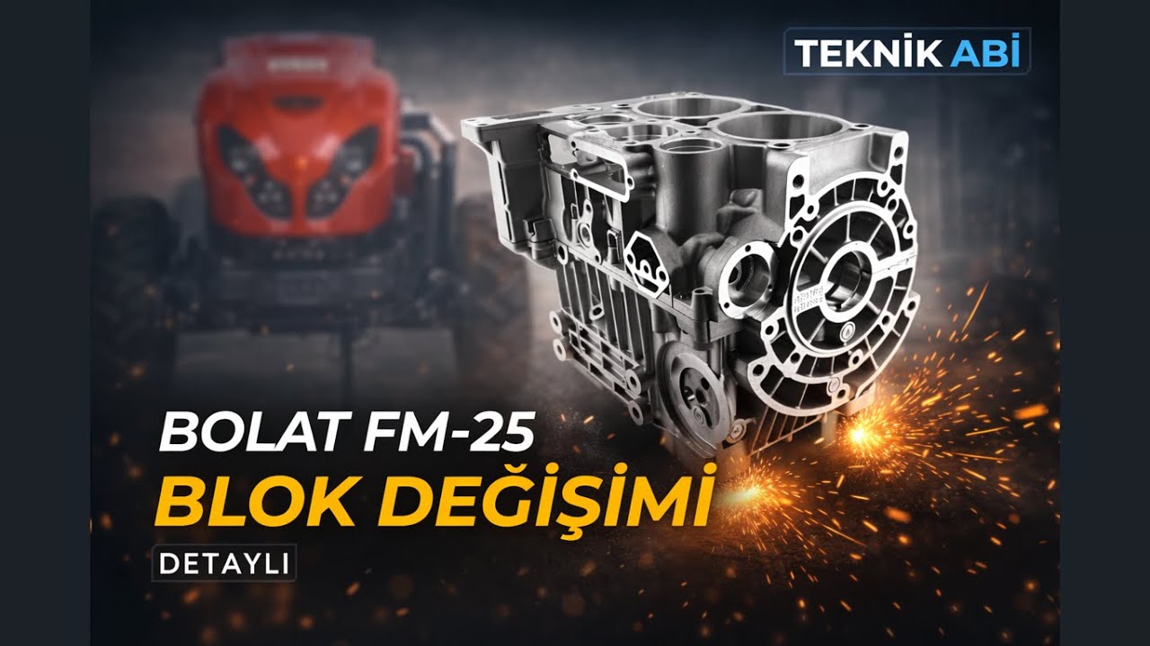 BOLAT FM-25 Blok Değişimi (DETAYLI NET BİLGİ)