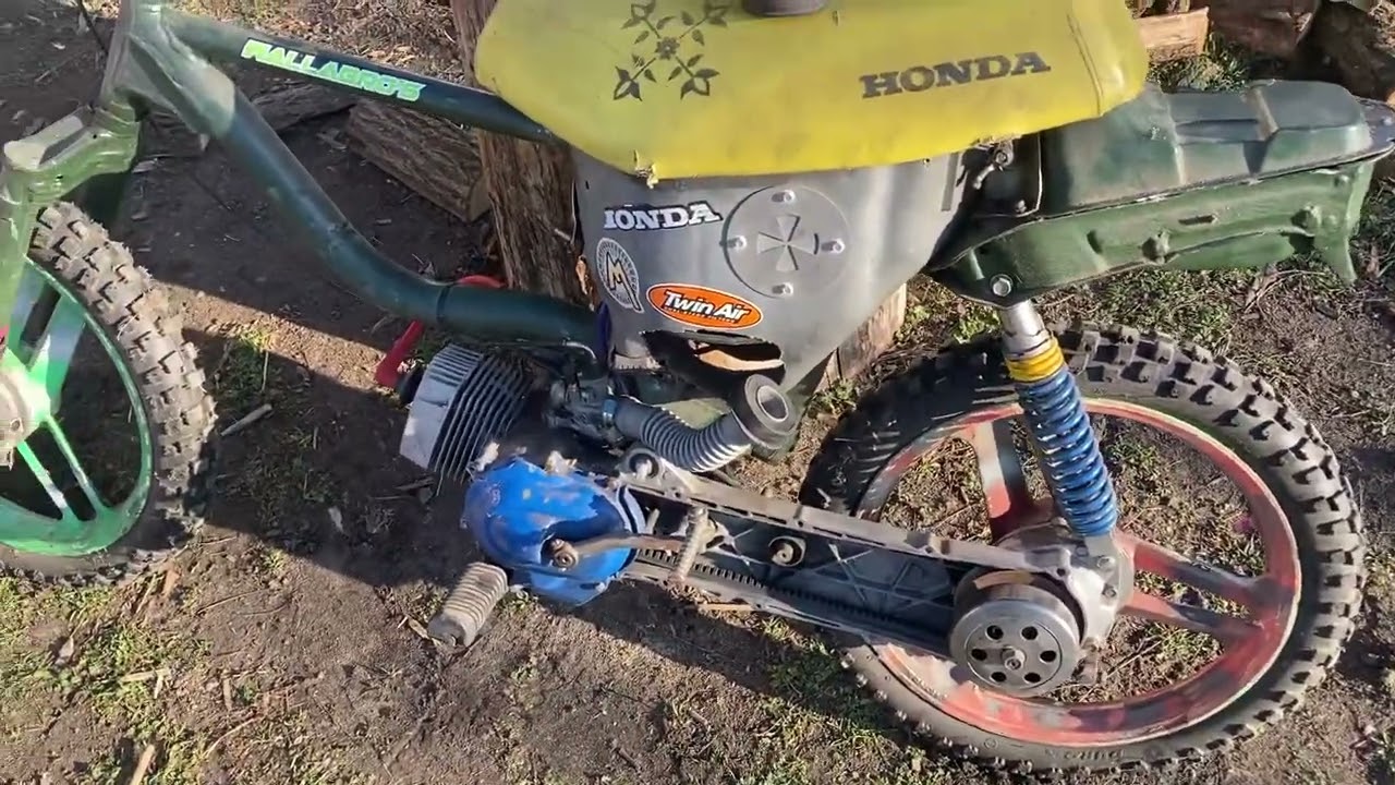 Update moped cross brommer honda wallaroo #tuning