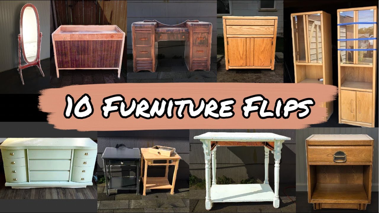 10 Extreme Furniture Flips | DIY Furniture Makeover (Ep. 1)