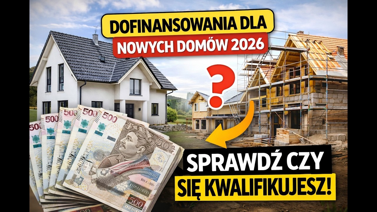 Dofinansowania dla nowych domów 2026 - sprawdź czy się kwalifikujesz!