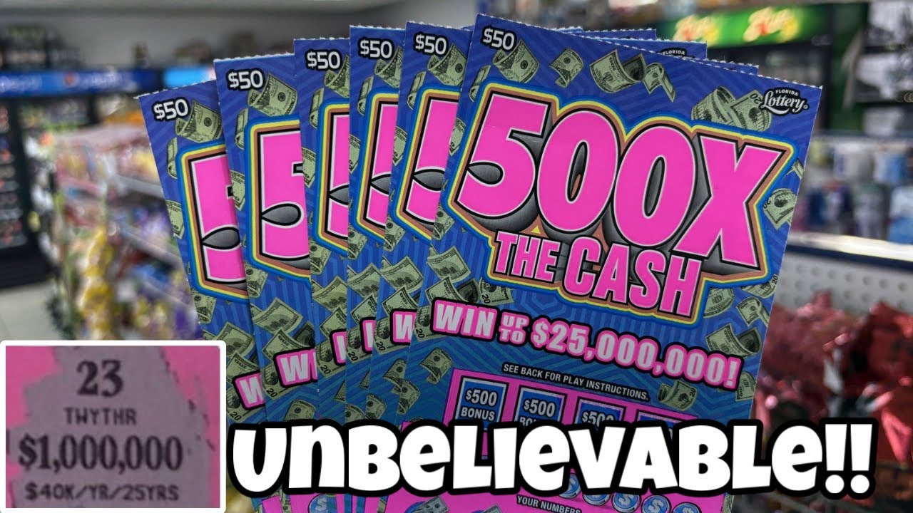 Unbelievable! He won a million! 